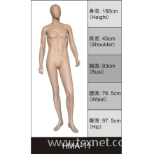 深圳市金得利模特儿衣架有限公司-男装展示模特