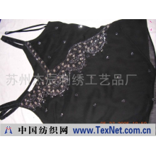 苏州杰辰刺绣工艺品厂 -服装串珠烫钻加工效果图