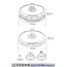 佛山市禅城区力球针纺织机械配件经营部 -输纱盘的图纸