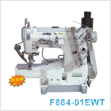 香港森士缝纫机设备有限公司-F664-01EWT 自动切线高速绷缝机