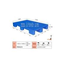 上海新意达塑料托盘有限公司-塑料托盘LK-1210A平板九脚