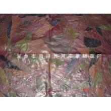 湖州市南浔长河皮革制品厂-彩色拼皮