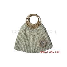 上海索尤娅实业发展有限公司-纯手工钩编藤把手新款女包