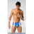 汕头市光伟针织有限公司 -男士深蓝色三角无缝内衣QW-0404