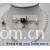 湛江龙之珍珠有限公司 -SN0102 7-7.5mm高档海水珍珠项链，14k金镶钻石