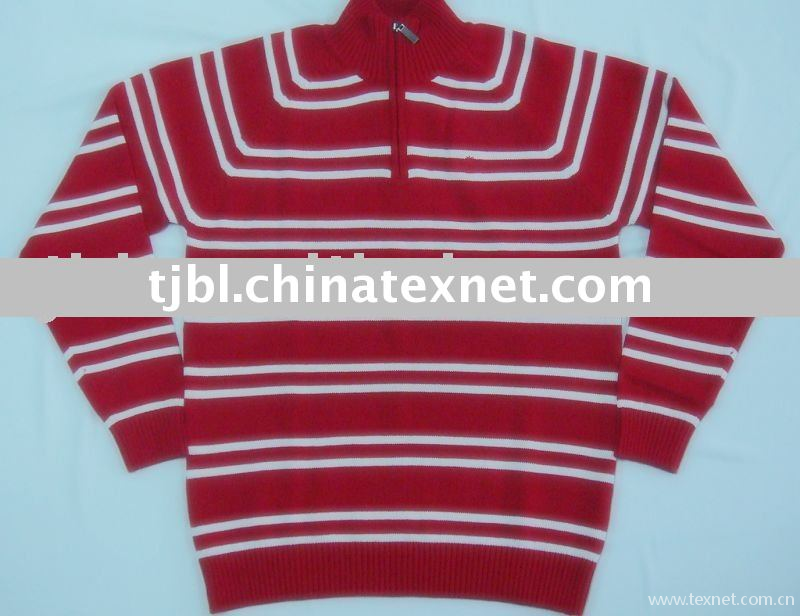 Men's stripe zipper cardigan sweater, China Men's stripe zipper ...