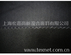 斜紋牛仔布+100D黑色全滌搖粒絨 點擊查看大圖