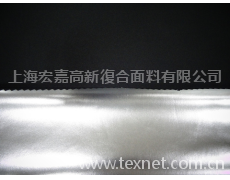 全滌黑色春亞紡+銀色PU膜 點擊查看大圖