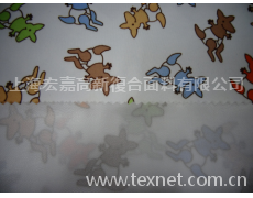 袋鼠印花針織布+TPU薄膜 點擊查看大圖