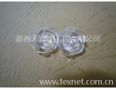玫瑰花形亞克力扣 點擊查看大圖