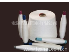 陽離子改性滌綸（CDP）與粘膠（R）混紡竹節紗 點擊查看大圖