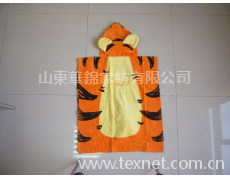 活性割絨印花兒童浴披 點擊查看大圖
