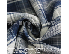 纯亚麻靛蓝色织布 点击查看大图