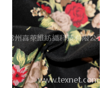全棉燈芯絨染色雕印 點擊查看大圖