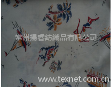 全棉竹節印花布 點擊查看大圖