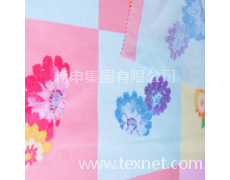 亞麻棉印花面料 服裝面料 亞麻棉印花布  點擊查看大圖