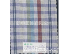 純亞麻色織斜紋布料 點擊查看大圖