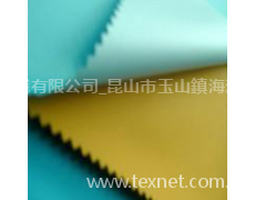 斜紋滌綸亮光布(染色、潑水、PU透明透濕5000 3000) 點擊查看大圖