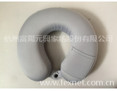 牛奶絲拼接鳥眼布小圓枕 點擊查看大圖