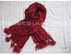 全棉手工工藝圍巾 點擊查看大圖