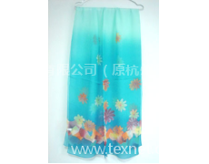 全絲綢印花手工圍巾 點擊查看大圖