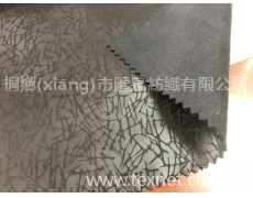 氨綸緯編麂皮絨燙金 點擊查看大圖