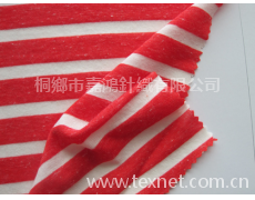 絳亞麻棉彩條汗布 點擊查看大圖