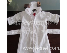 全棉割絨兒童浴袍 點擊查看大圖
