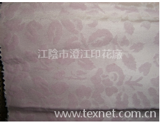 全棉染色平絨軋花面料 點擊查看大圖