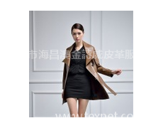 2014新款歐洲時尚綿羊皮風衣  點擊查看大圖