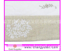 純苧麻繡花布 點擊查看大圖