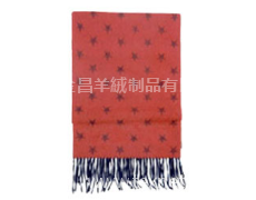 【金昌羊絨】羊毛或綿羊絨提花圍巾 點擊查看大圖