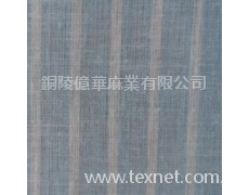 麻棉混紡色織面料 點擊查看大圖
